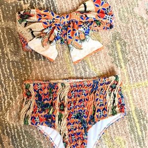 Playful Pattern Swim Suit
